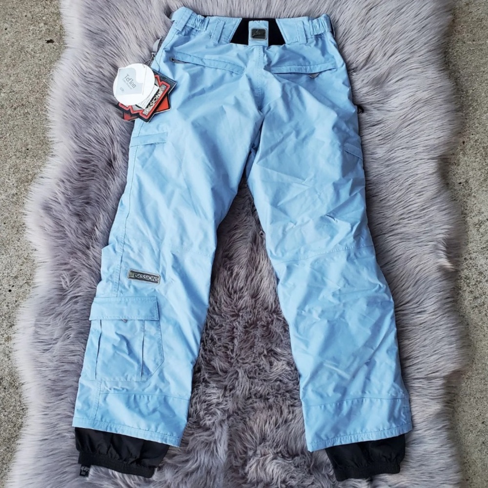 NEW Womans Sessions Snowboarding Pants blue large - Picture 2 of 10